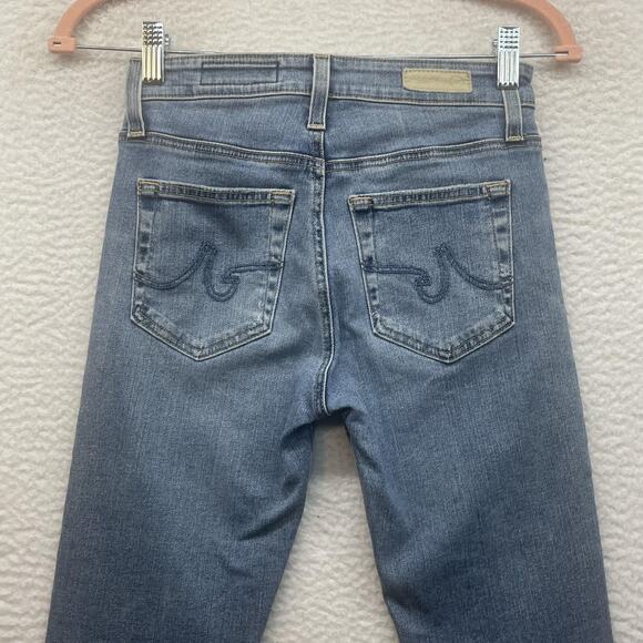 AG Adriano Goldschmied Jeans Womens 24 Farrah Skinny Ankle High Rise Raw Hem - Picture 6 of 13